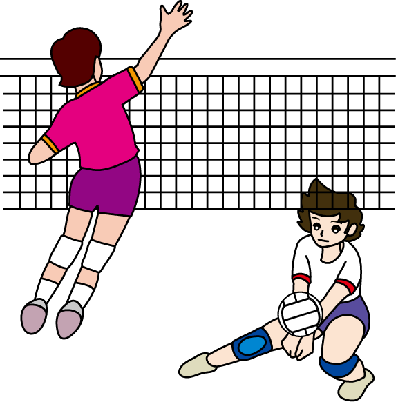 play volleyball clipart - photo #25